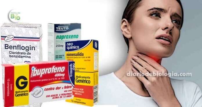 anti-inflamatório para garganta naproxeno nimesulida ibuprofeno